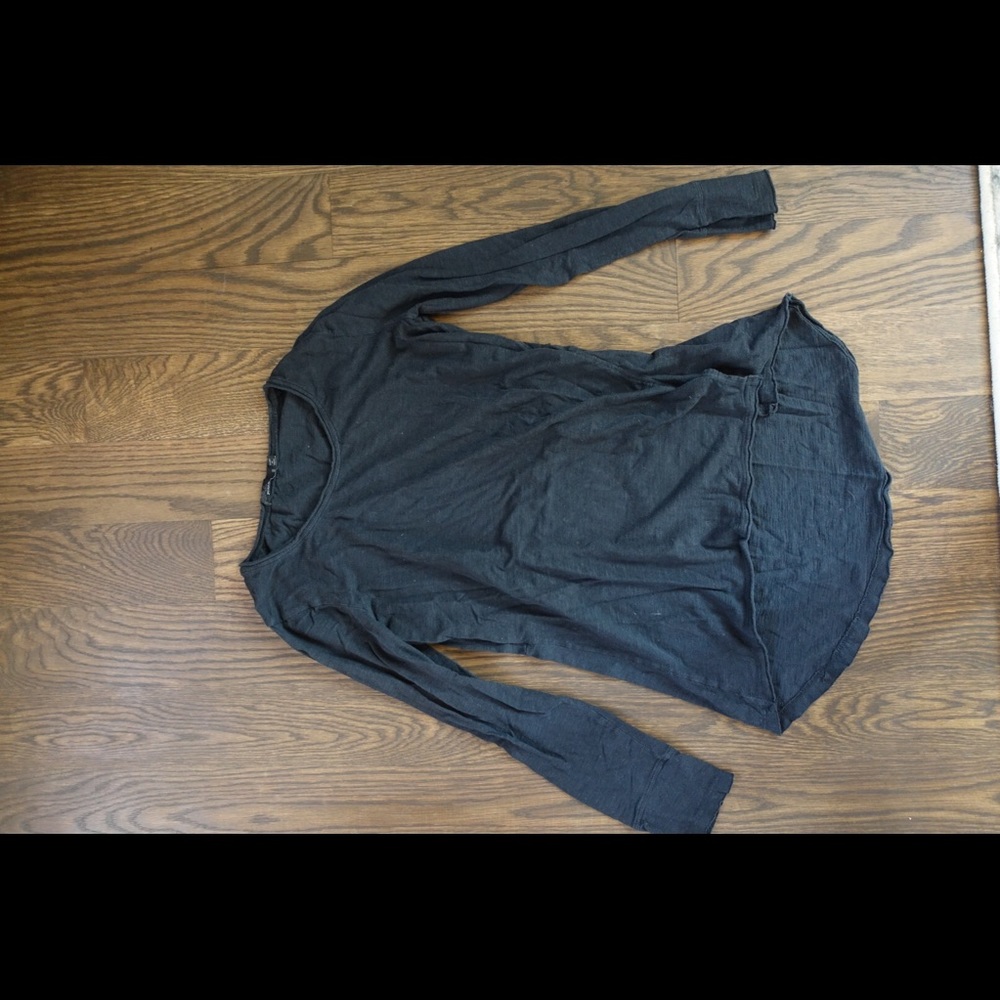 Prana black tunic long sleeve t-shirt